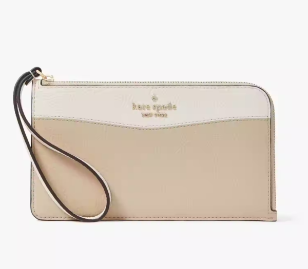 Kate Spade Lucy colorblock pebbled L