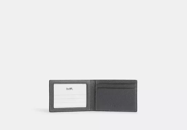 Coach Compact Billfold Wallet grey - Image 2